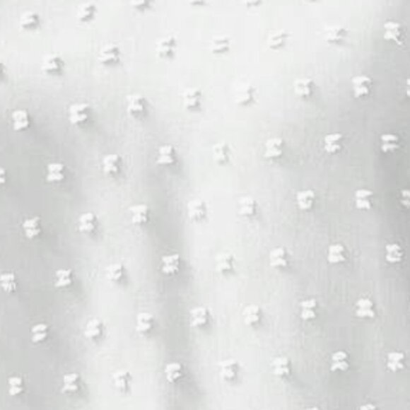 White Swiss Dot Frill Trim Cami Dress - Picture 5 of 6